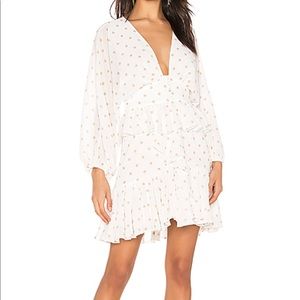 Shona Joy polka dot mini dress